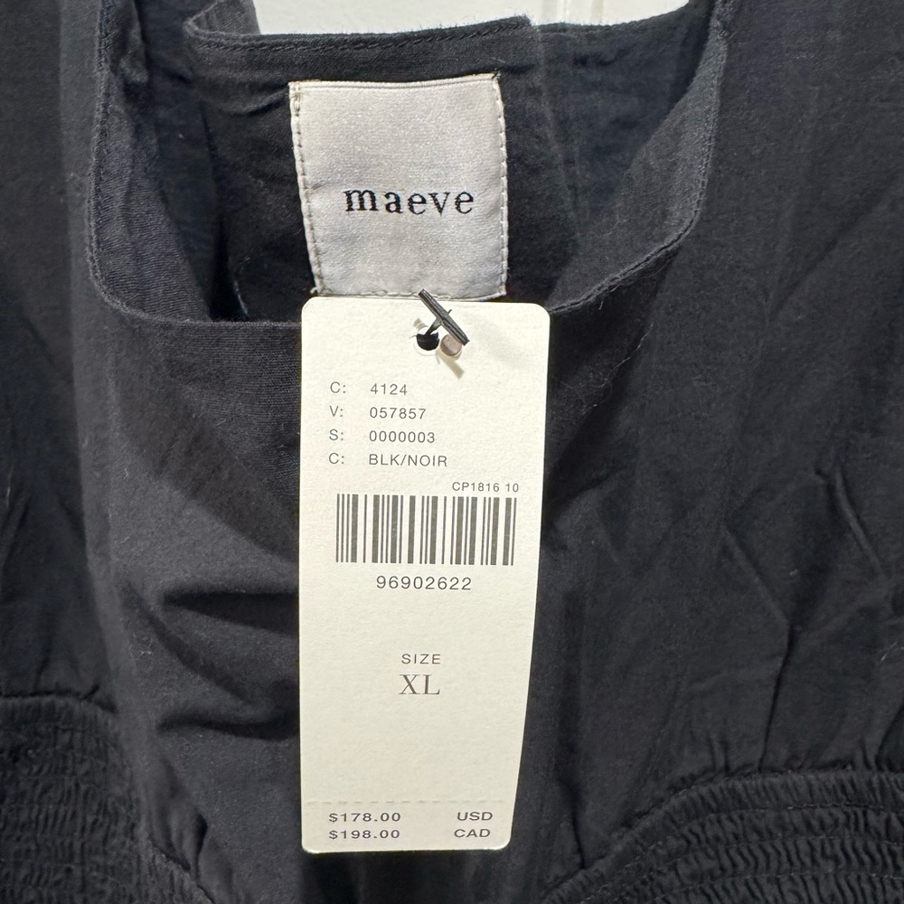 Maeve Puff Sleeve Smocked Jumpsuit #200 - Picture 5 of 5